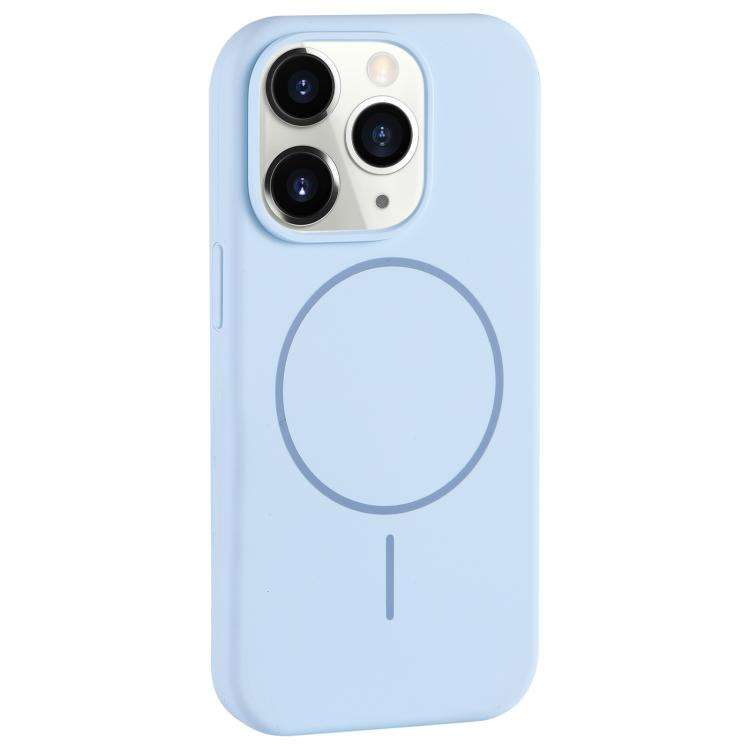 Large Hole Camera MagSafe Liquid Silicone Full Coverage Phone Case, For iPhone 12 Pro Max, For iP...