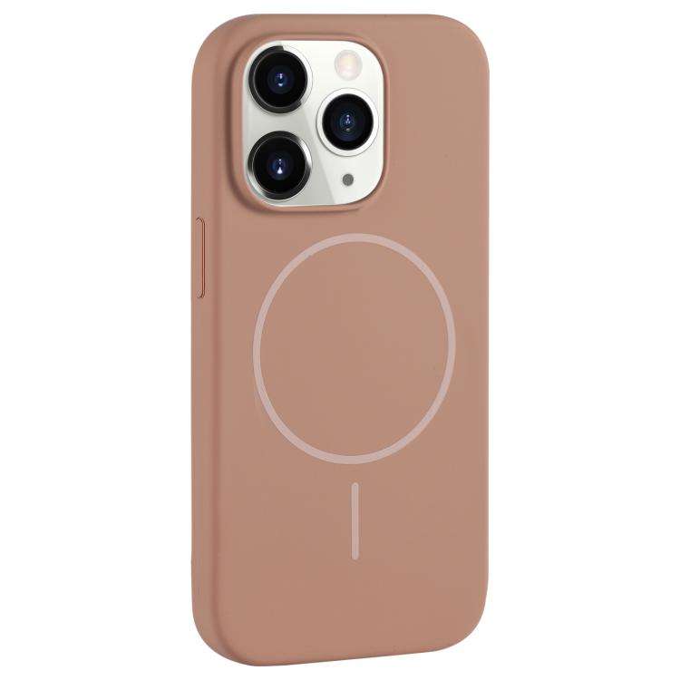Large Hole Camera MagSafe Liquid Silicone Full Coverage Phone Case, For iPhone 12 Pro Max, For iP...