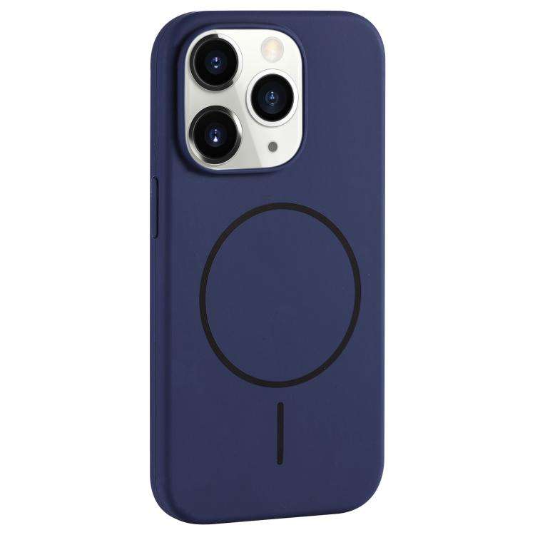 Large Hole Camera MagSafe Liquid Silicone Full Coverage Phone Case, For iPhone 12 Pro Max, For iP...