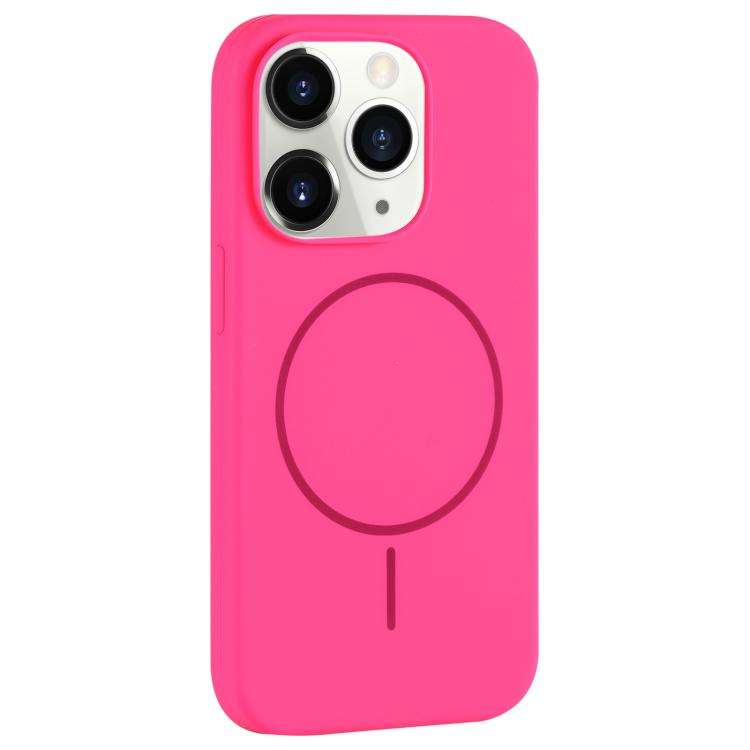 Large Hole Camera MagSafe Liquid Silicone Full Coverage Phone Case, For iPhone 12 Pro Max, For iP...