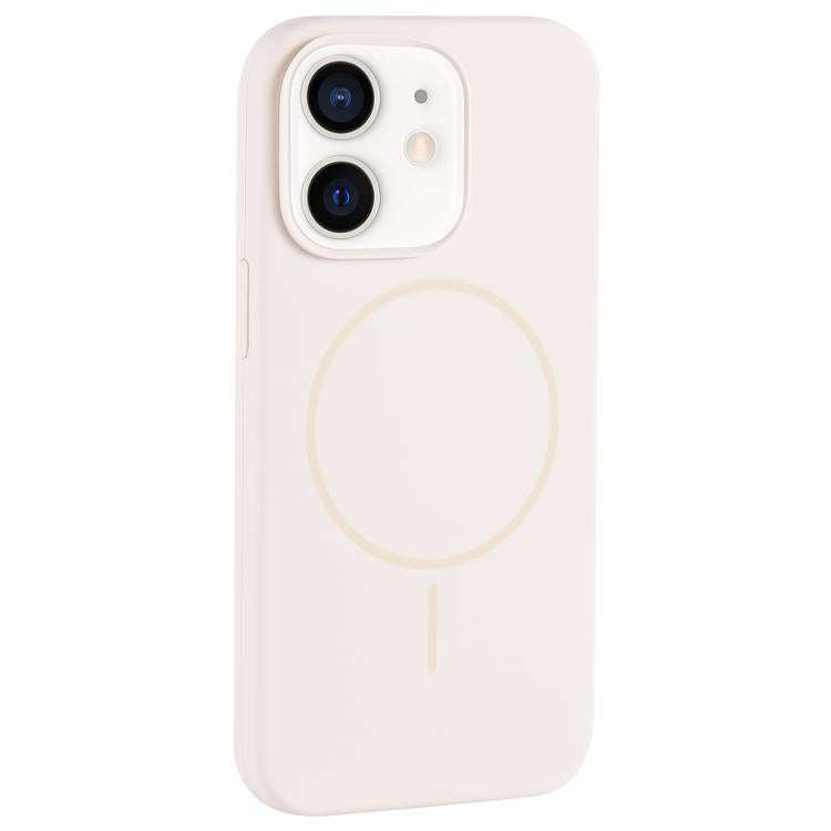 Large Hole Camera MagSafe Liquid Silicone Full Coverage Phone Case, For iPhone 12 Pro Max, For iP...