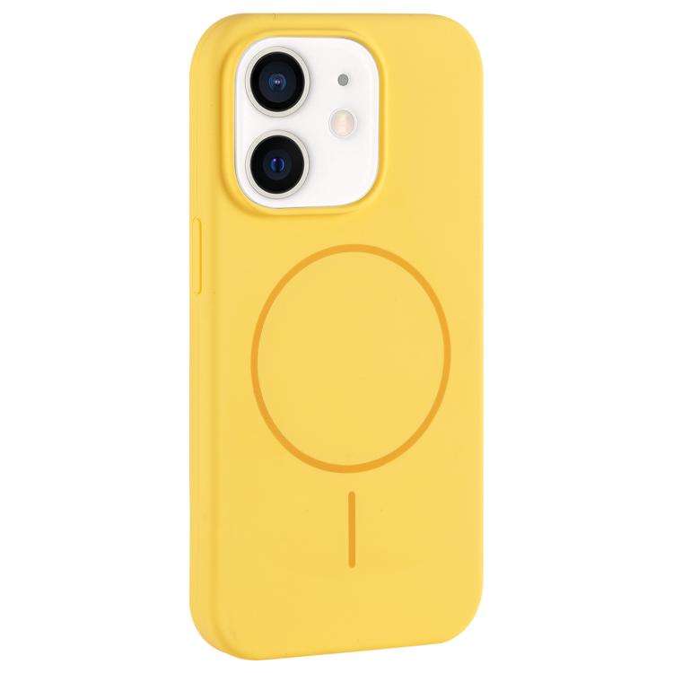 Large Hole Camera MagSafe Liquid Silicone Full Coverage Phone Case, For iPhone 12 Pro Max, For iP...