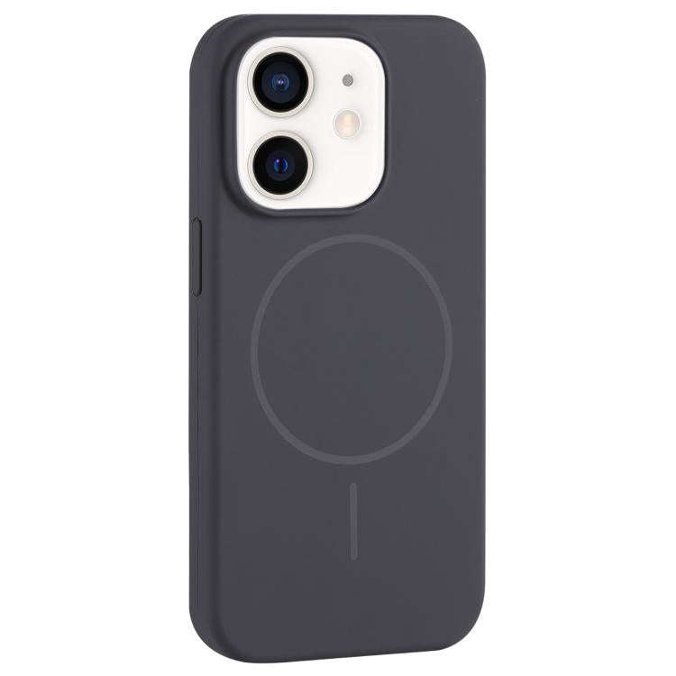 Large Hole Camera MagSafe Liquid Silicone Full Coverage Phone Case, For iPhone 12 Pro Max, For iP...