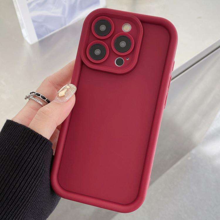 Shockproof Frame Frosted Precise Hole TPU Phone Case, For iPhone 16 Pro, For iPhone 16 Plus, For ...