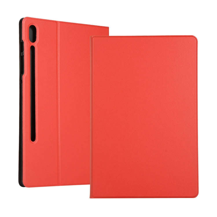 Horizontal Flip Elasticity PU + TPU Leather Case with Holder, For Samsung Galaxy Tab S8+ / Tab S8...