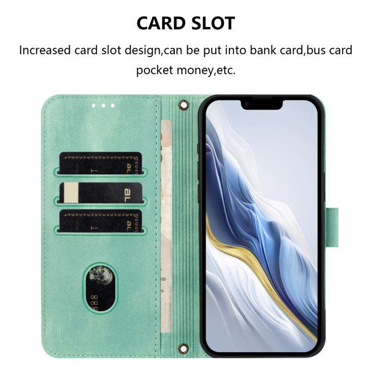 Line Splicing Buckle Retro Leather Phone Case, For iPhone 11 Pro Max, For iPhone 11, For iPhone 1...