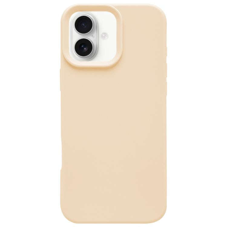 Dopamine Simple Imitation Liquid Silicone Phone Case, For iPhone 16 Pro, For iPhone 16 Plus, For ...