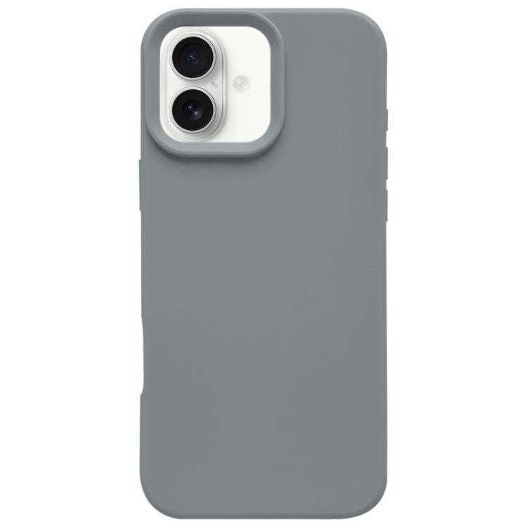 Dopamine Simple Imitation Liquid Silicone Phone Case, For iPhone 16 Pro, For iPhone 16 Plus, For ...