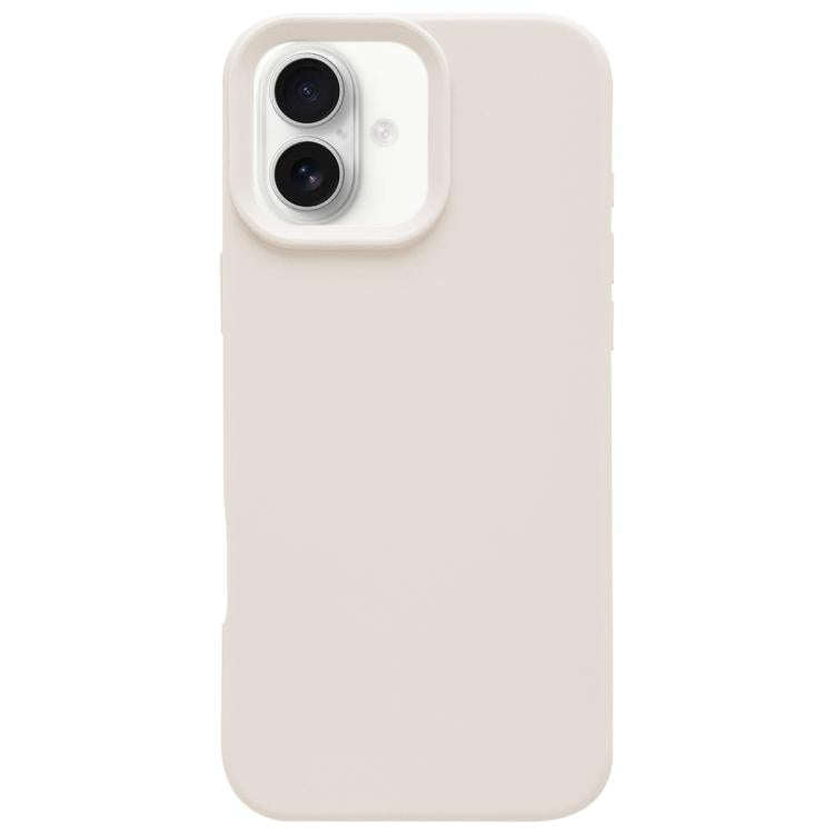 Dopamine Simple Imitation Liquid Silicone Phone Case, For iPhone 16 Pro, For iPhone 16 Plus, For ...