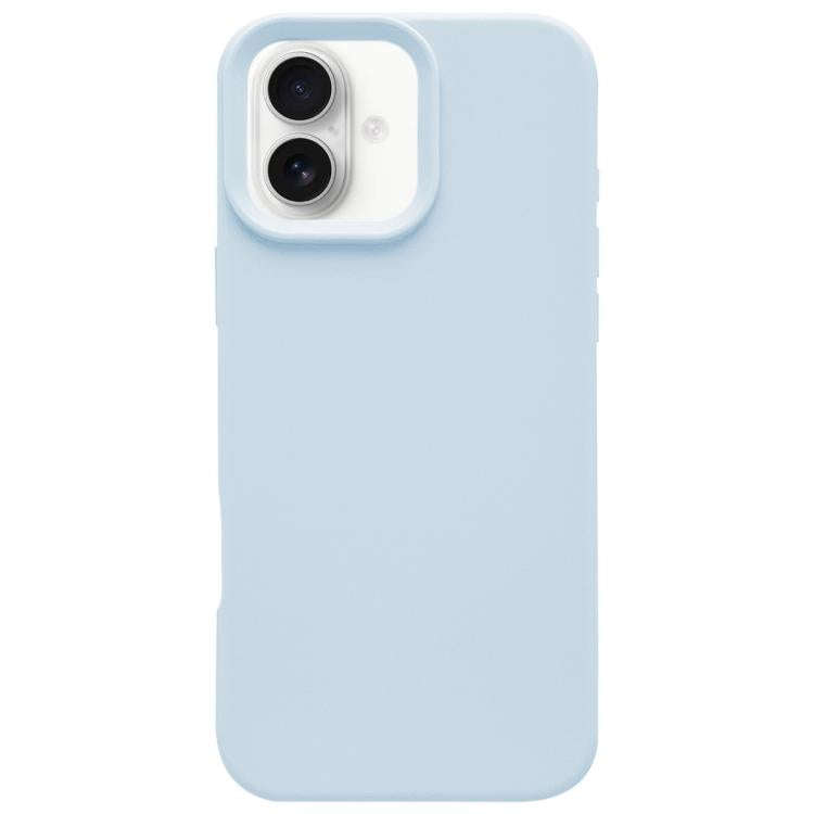 Dopamine Simple Imitation Liquid Silicone Phone Case, For iPhone 16 Pro, For iPhone 16 Plus, For ...