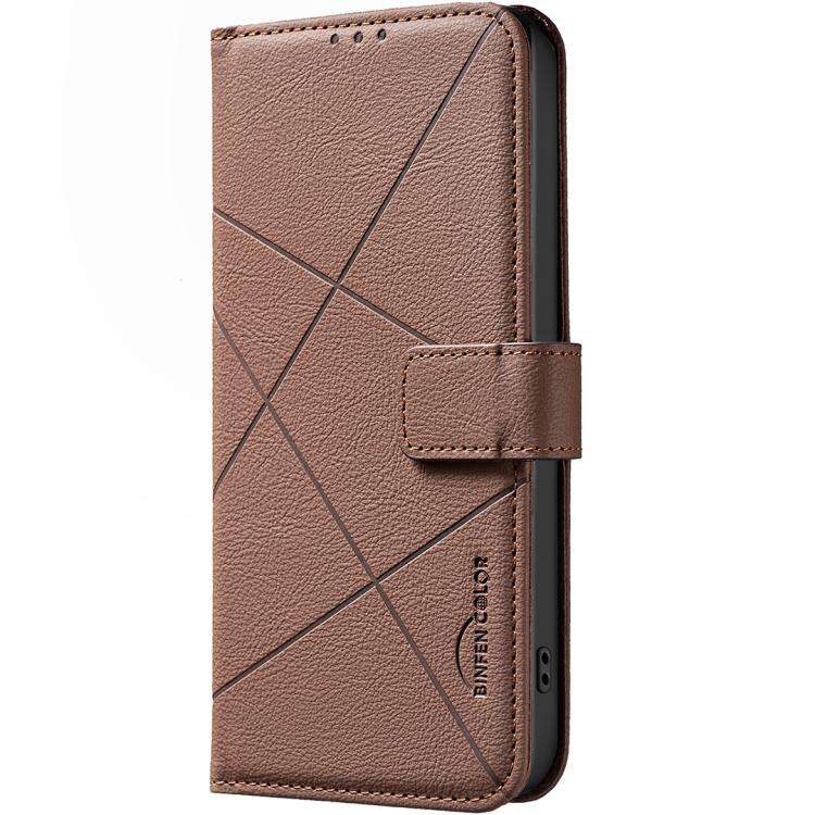 Geometric Pattern RFID Leather Phone Case, For iPhone 6 / 7 / 8 / SE, For iPhone 13 Pro Max, For ...