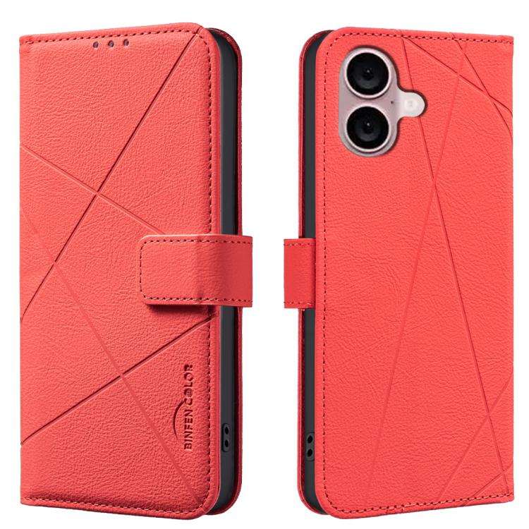 Geometric Pattern RFID Leather Phone Case, For iPhone 18 Pro/17 Pro, For iPhone 18 Pro Max/17 Pro...