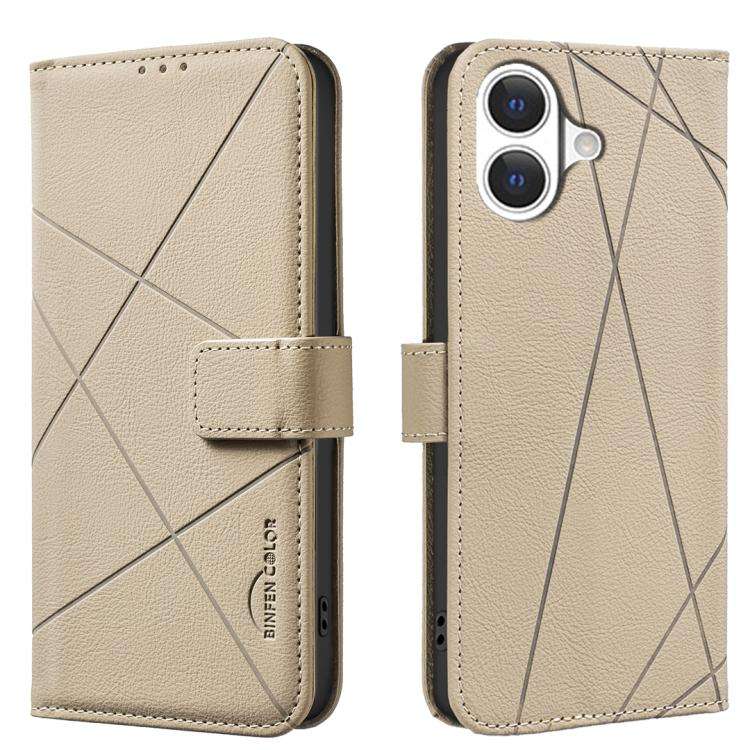 Geometric Pattern RFID Leather Phone Case, For iPhone 18 Pro/17 Pro, For iPhone 18 Pro Max/17 Pro...