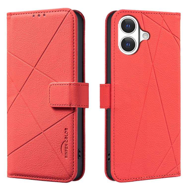 Geometric Pattern RFID Leather Phone Case, For iPhone 18 Pro/17 Pro, For iPhone 18 Pro Max/17 Pro...