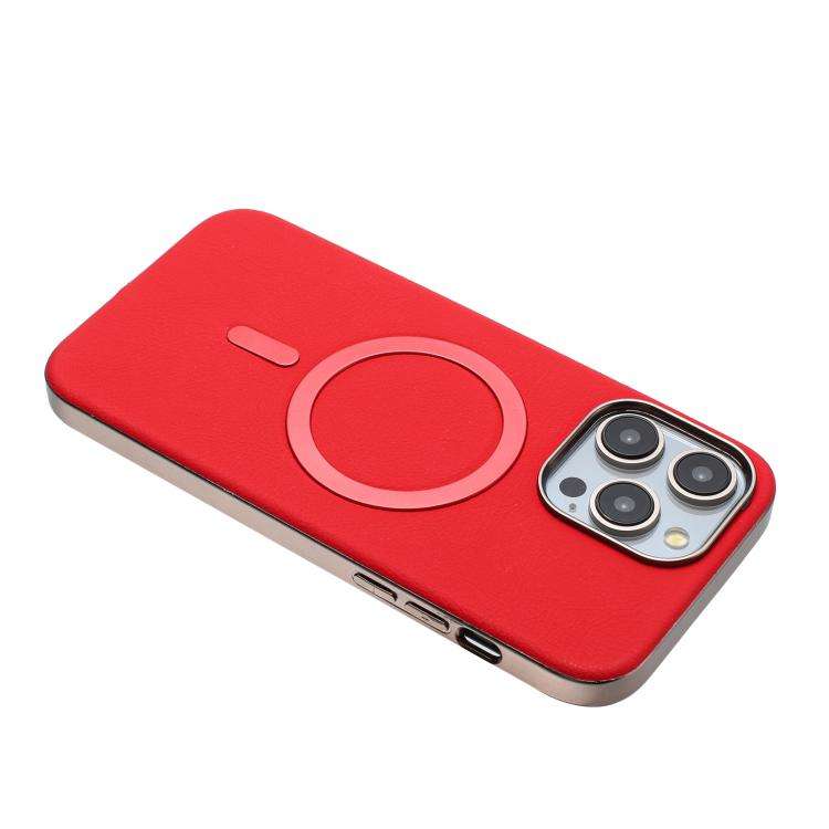 Solid Color Plating MagSafe Full Coverage Phone Case, For iPhone 16 Pro Max, For iPhone 16 Pro, F...