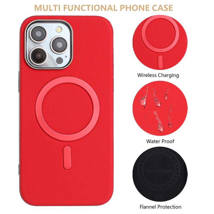 Solid Color Plating MagSafe Full Coverage Phone Case, For iPhone 16 Pro Max, For iPhone 16 Pro, F...