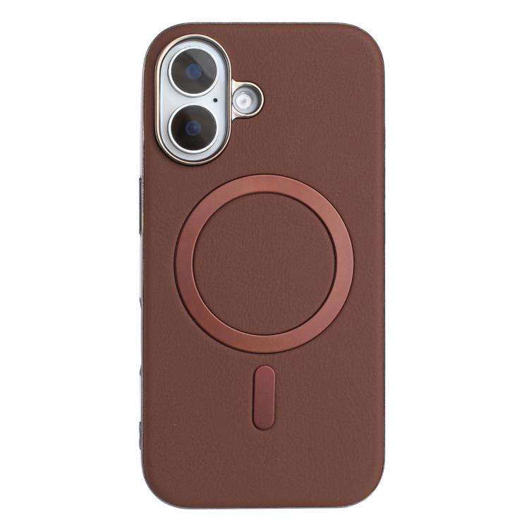 Solid Color Plating MagSafe Full Coverage Phone Case, For iPhone 16 Pro Max, For iPhone 16 Pro, F...