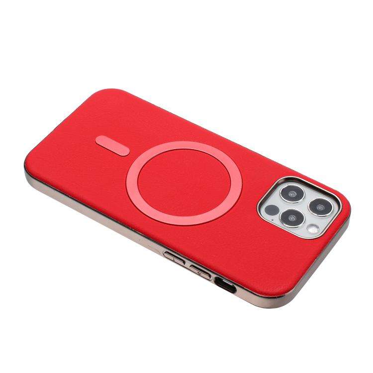 Solid Color Plating MagSafe Full Coverage Phone Case, For iPhone 12 / 12 Pro, For iPhone 11 Pro M...