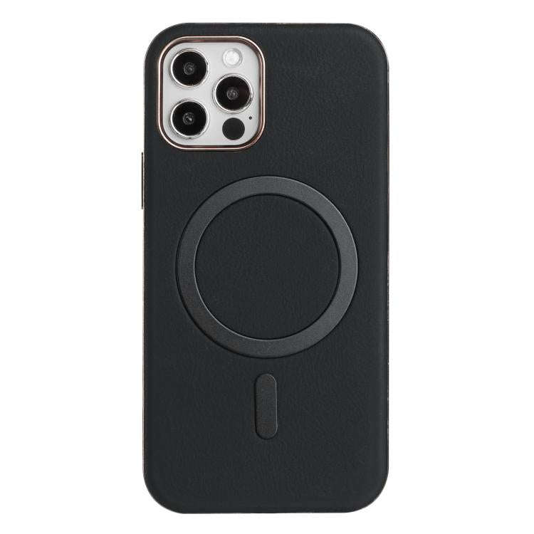 Solid Color Plating MagSafe Full Coverage Phone Case, For iPhone 12 / 12 Pro, For iPhone 11 Pro M...