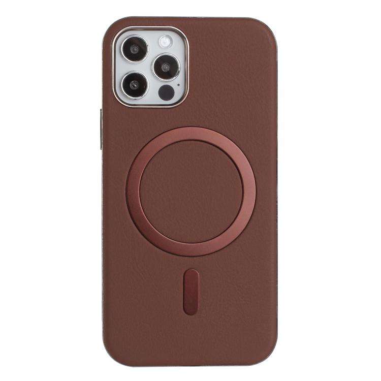 Solid Color Plating MagSafe Full Coverage Phone Case, For iPhone 12 / 12 Pro, For iPhone 11 Pro M...