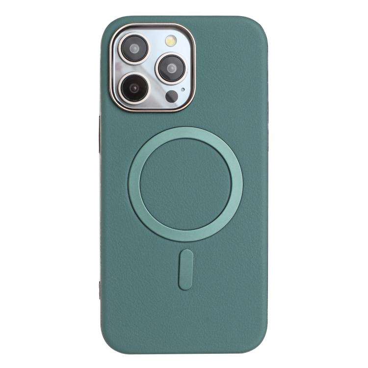 Solid Color Plating MagSafe Full Coverage Phone Case, For iPhone 12 / 12 Pro, For iPhone 11 Pro M...