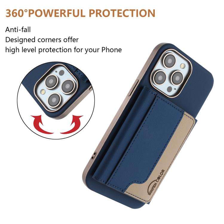Colour Matching Horizontal Magnetic Card Bag RFID MagSafe Phone Case, For iPhone 12 Pro Max, For ...