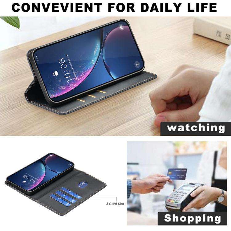 Magnetic Leather Phone Case, For iPhone 18 Pro Max/17 Pro Max