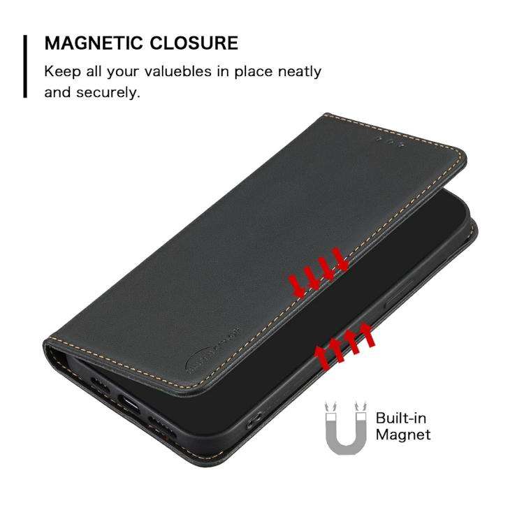 Magnetic Leather Phone Case, For iPhone 18 Pro Max/17 Pro Max