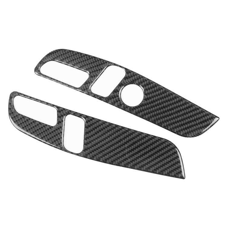 For Tesla Model 3 2023- 2pcs/Set Carbon Fiber Car Seat Adjustment Panel Decorative Sticker, 2pcs/...