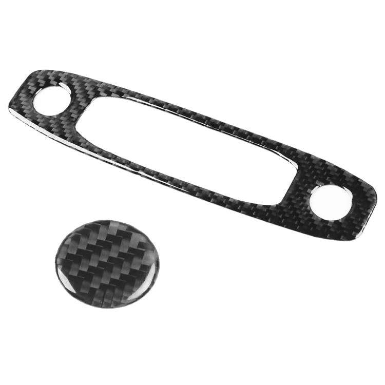 For Tesla Model 3 2023- 2pcs/Set Carbon Fiber Car Reading Light Panel Decorative Sticker, For Tes...