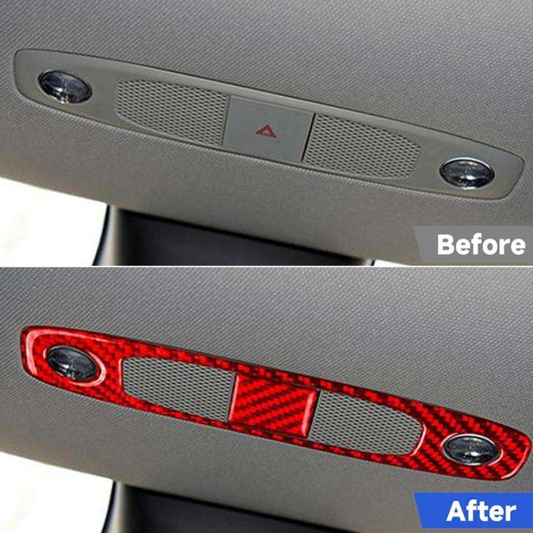For Tesla Model 3 2019-2022 / Y 2019-2024 2pcs/Set Carbon Fiber Car Reading Light Panel Decorativ...