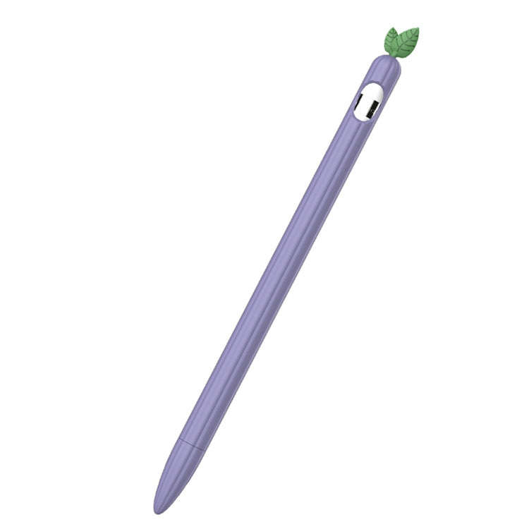 Contrasting Color Mint Leaf Silicone Non-slip Protective Cover, For Apple Pencil 1, For Apple Pen...