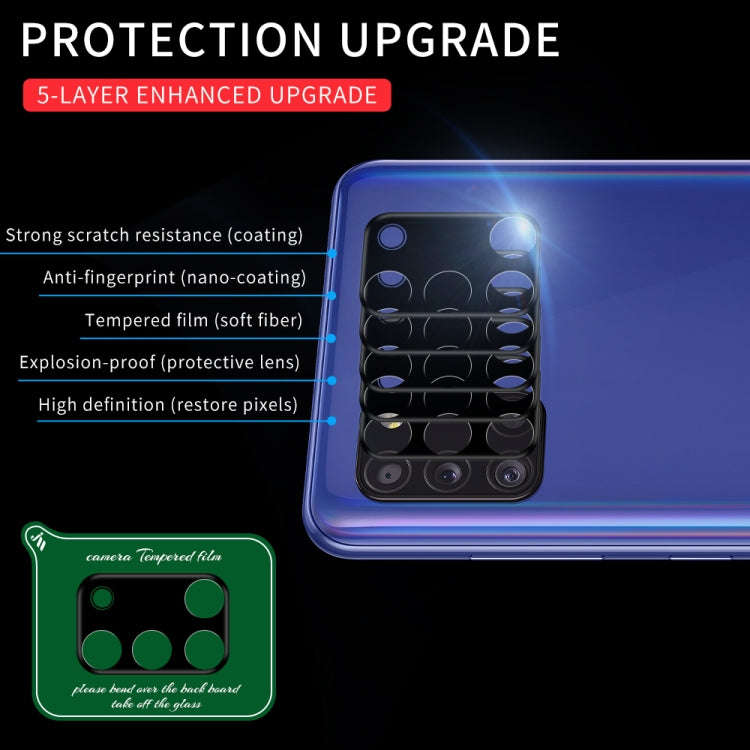 Silk Screen Luminous Ring Back Camera Lens Film, For Samsung Galaxy A31