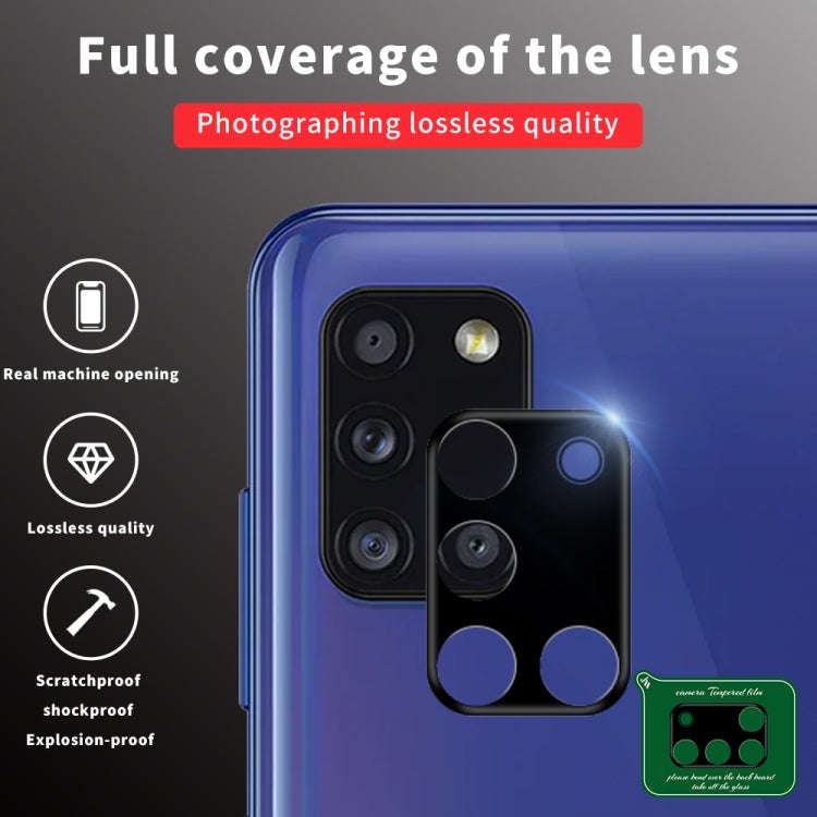 Silk Screen Luminous Ring Back Camera Lens Film, For Samsung Galaxy A31
