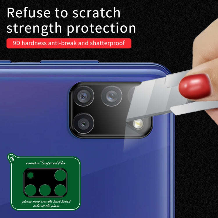 Silk Screen Luminous Ring Back Camera Lens Film, For Samsung Galaxy A31
