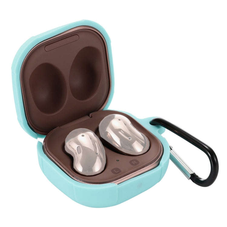 For Samsung Galaxy Buds Live Anti-fall Silicone Earphone Protective Case with Hook