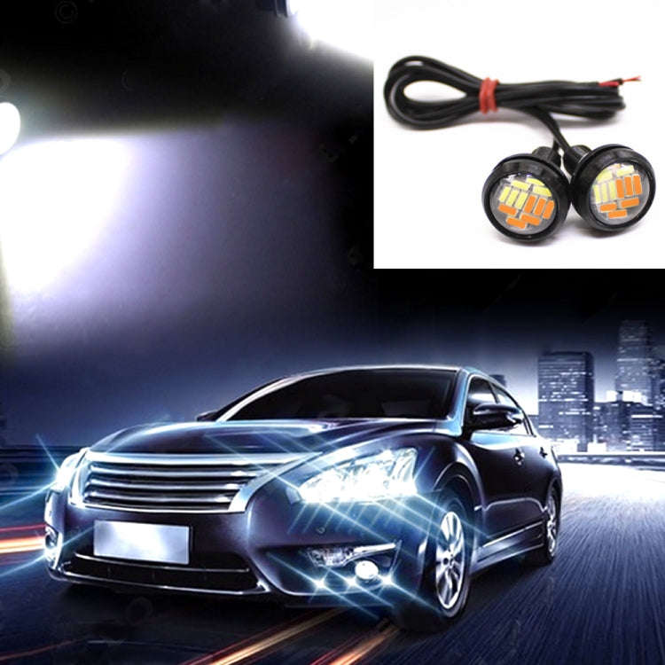 10 PCS 23mm 12LEDs SMD-4014 DC9-80V Motorcycle Eagle Eye Light, 12LEDs SMD-4014, 12LEDs SMD-4014(...