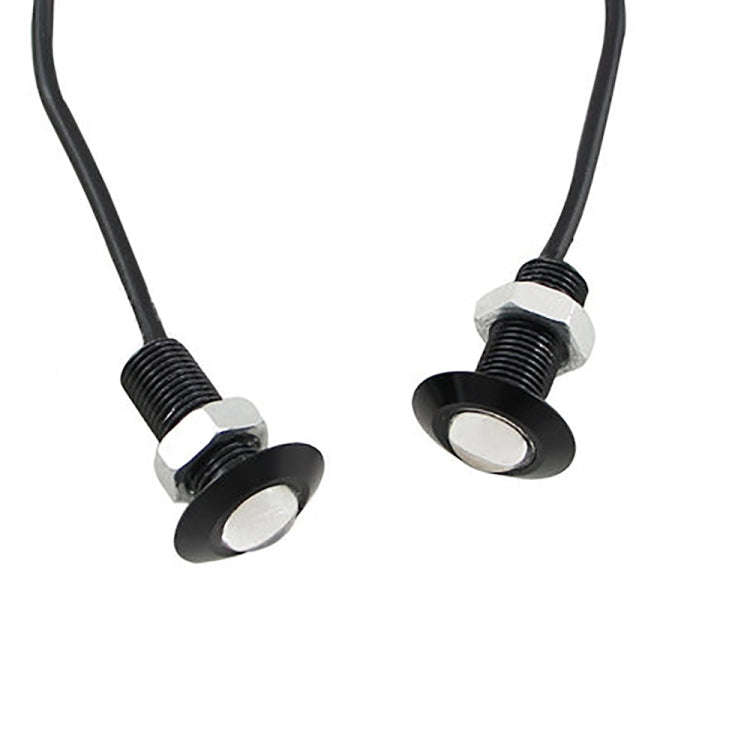 10 PCS 18mm 1.5W DC9-80V Motorcycle Eagle Eye Light Single Lens, 18mm Single Lens(Yellow Light), ...