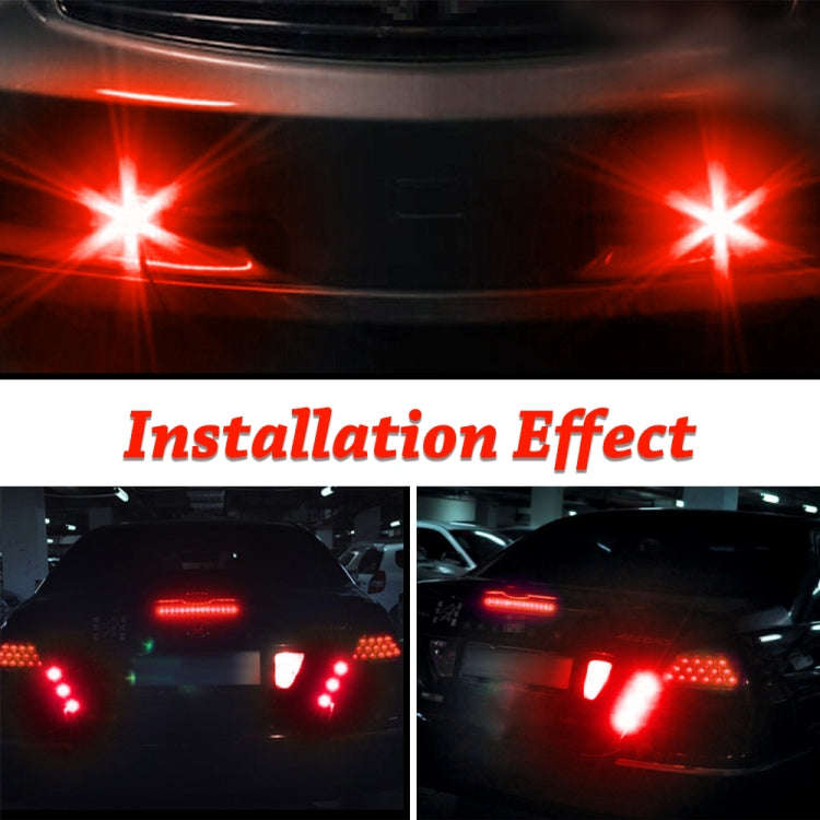 10 PCS 23mm 1.5W DC9-80V Motorcycle Eagle Eye Light Double Lens, 23mm Double Lens(Red Light), 23m...