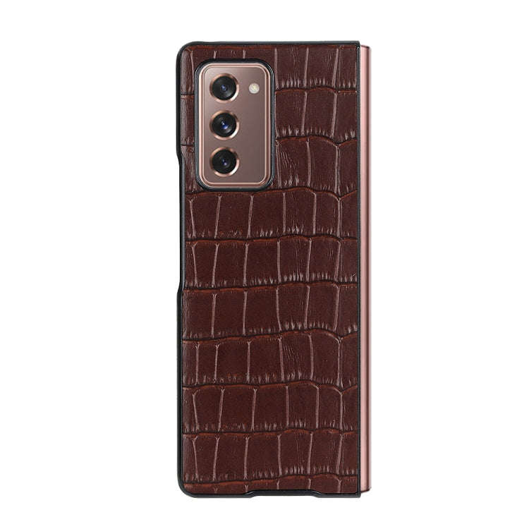 Crocodile Texture Shockproof Protective Case, For Samsung Galaxy Z Fold2 5G