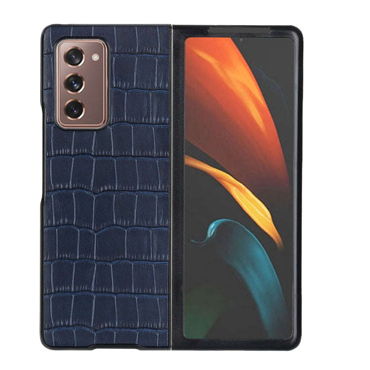 Crocodile Texture Shockproof Protective Case, For Samsung Galaxy Z Fold2 5G