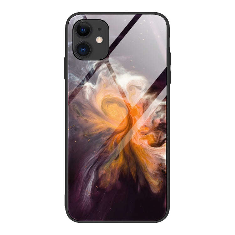 Marble Pattern Glass Protective Case, For iPhone 12 mini, For iPhone 12 Pro Max, For iPhone 11 Pr...