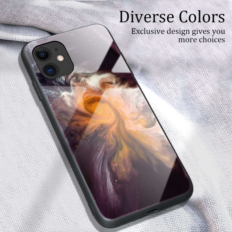 Marble Pattern Glass Protective Case, For iPhone 12 mini, For iPhone 12 Pro Max, For iPhone 11 Pr...