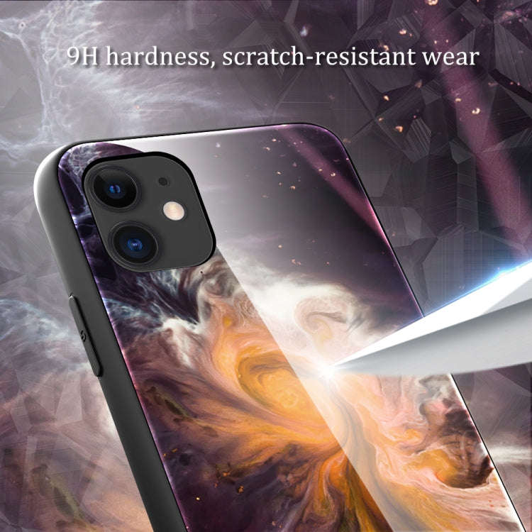 Marble Pattern Glass Protective Case, For iPhone 12 mini, For iPhone 12 Pro Max, For iPhone 11 Pr...