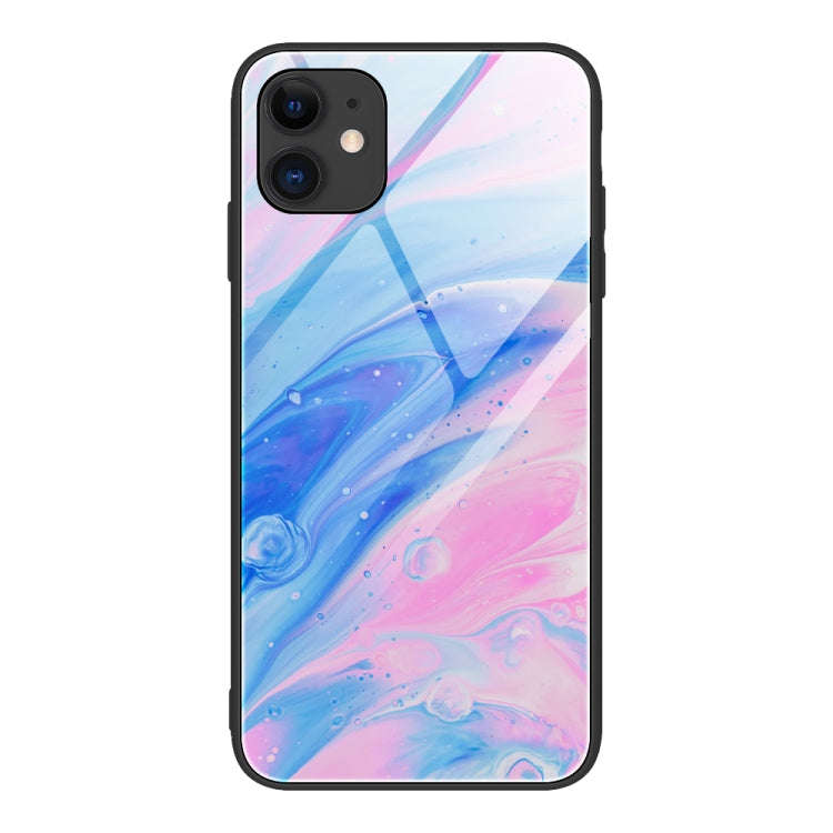 Marble Pattern Glass Protective Case, For iPhone 12 mini, For iPhone 12 Pro Max, For iPhone 11 Pr...
