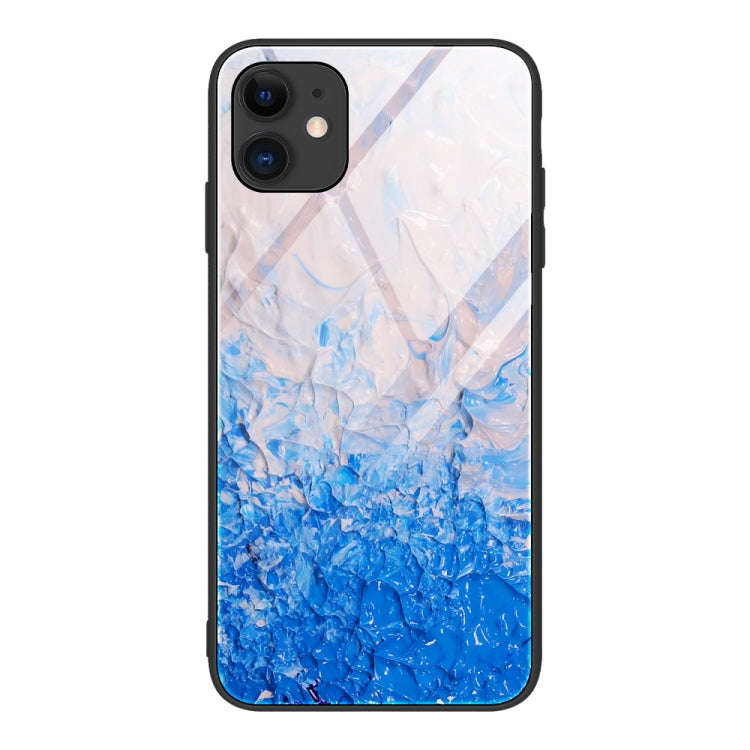 Marble Pattern Glass Protective Case, For iPhone 12 mini, For iPhone 12 Pro Max, For iPhone 11 Pr...