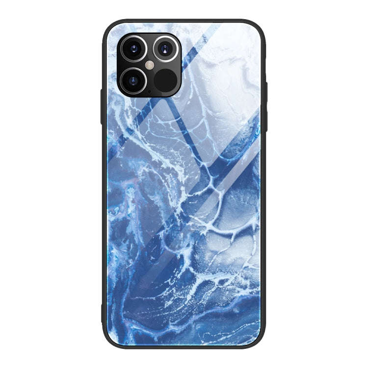 Marble Pattern Glass Protective Case, For iPhone 12 mini, For iPhone 12 Pro Max, For iPhone 11 Pr...