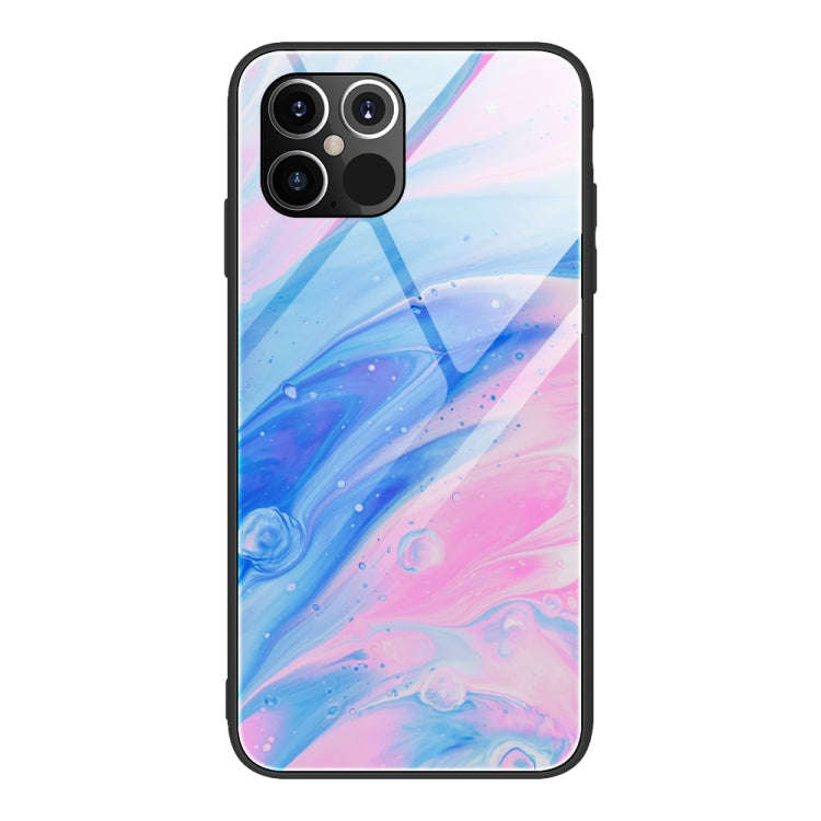 Marble Pattern Glass Protective Case, For iPhone 12 mini, For iPhone 12 Pro Max, For iPhone 11 Pr...