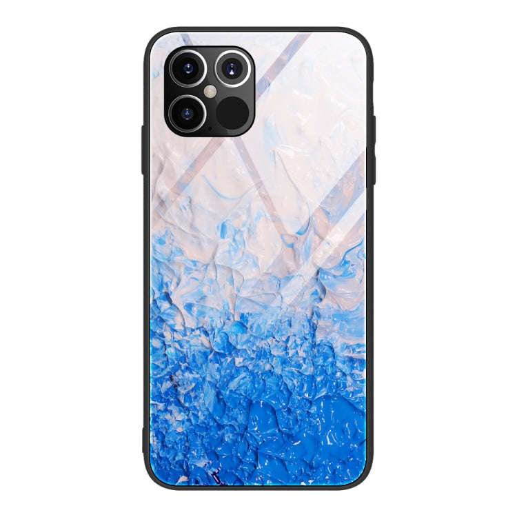 Marble Pattern Glass Protective Case, For iPhone 12 mini, For iPhone 12 Pro Max, For iPhone 11 Pr...