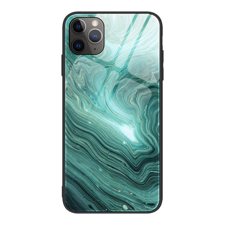 Marble Pattern Glass Protective Case, For iPhone 12 mini, For iPhone 12 Pro Max, For iPhone 11 Pr...